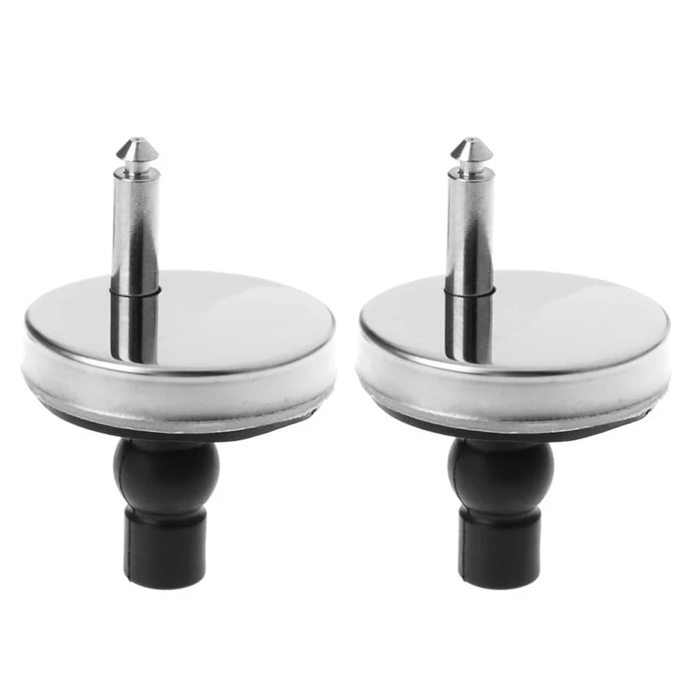2 charnières de siège de toilette, fermeture supérieure, dégagement souple, raccord rapide, paire de