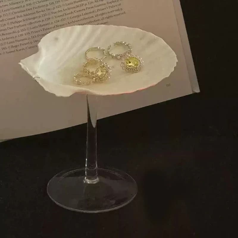Verre à vin conque naturelle, accessoires de Bar et de Restaurant, décoration de Table de Restaurant
