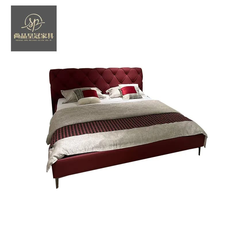 Cadres lit Double esthétique Unique rembourrage têtes De lit lit King dormir Cama De Lujo Para dorto