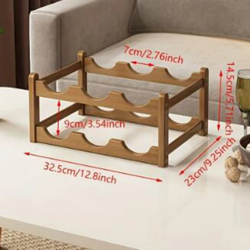 Présentoir à vin rouge décoratif pour la maison, support créatif pour bouteilles de vin, meuble à vi