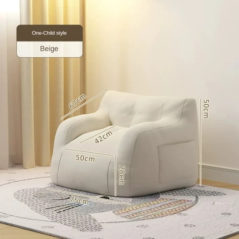 Canapé paresseux pour enfants avec sac de remplissage, salon classique, beaux loisirs, tatami modern