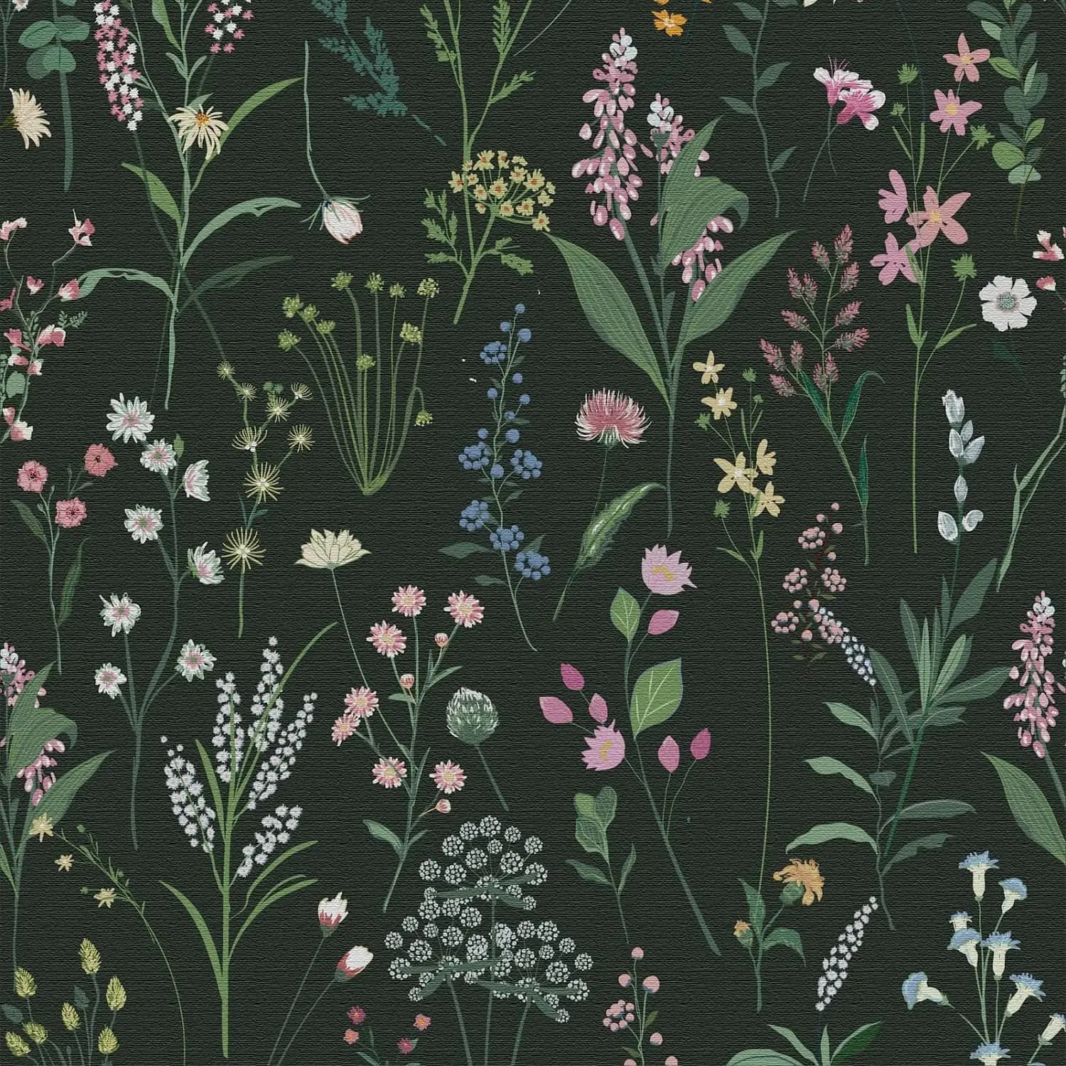 Floral Peler et Coller Le Papier Peint Papier Peint En Vinyle Aquarelle Fleur Peler et Coller Le Pap