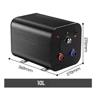 Chauffe-eau électrique de voyage OEM personnalisé 12V/220V pour camping-car, capacité 3-8 gallons, a