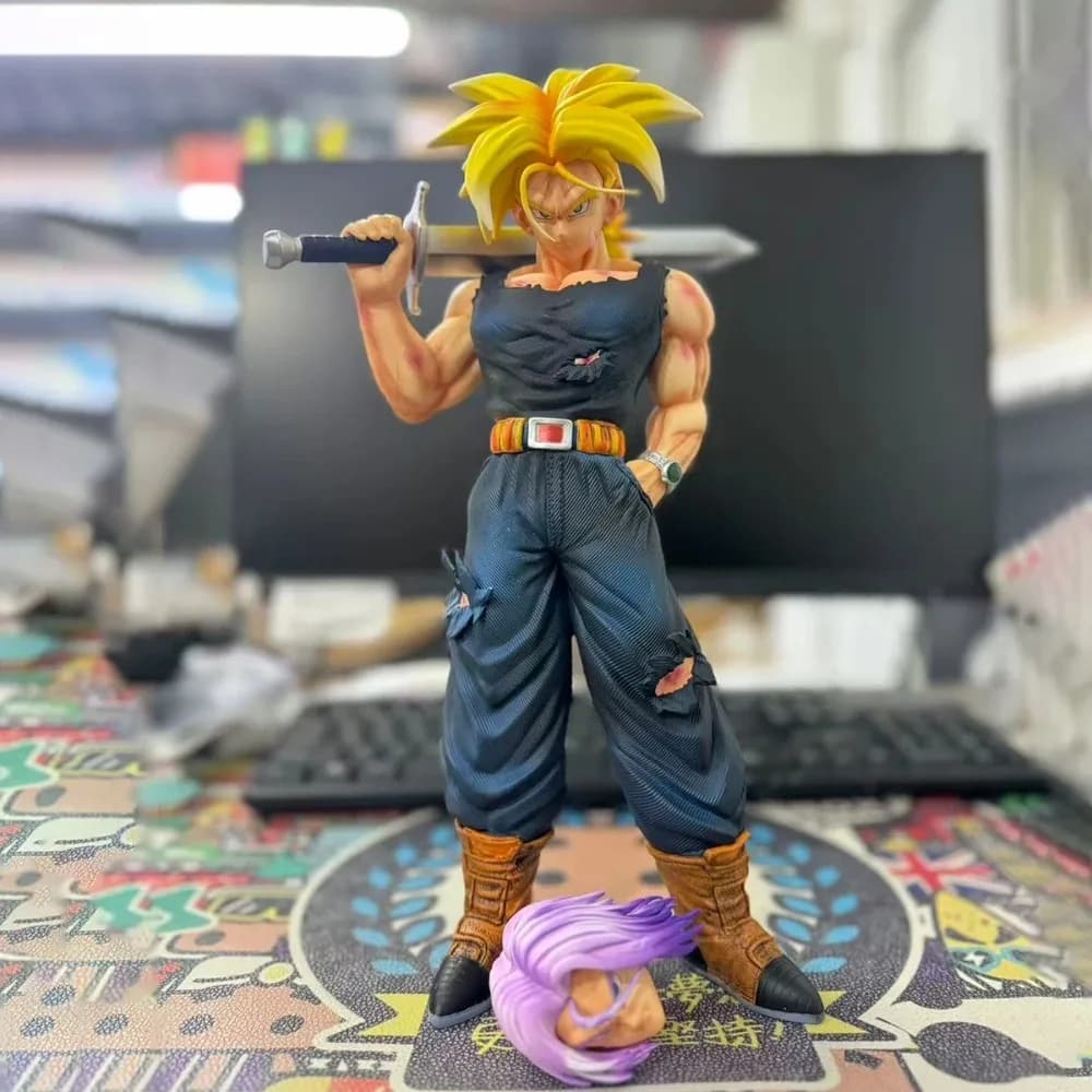 Figurine Dragon Ball Z de 32,5 cm/12,8 pouces, figurine DBZ, figurine Trunks, figurines d'action en 