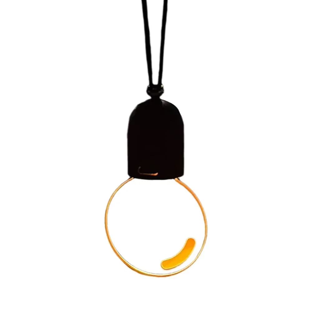 Ornement suspendu pour rétroviseur de voiture, décoration intérieure rétro avec ampoule LED, lumière