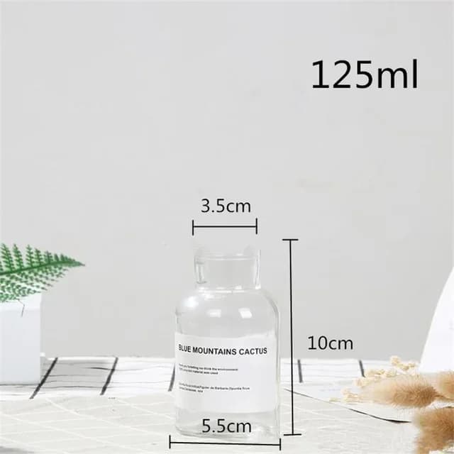 Vase hydroponique en verre transparent, vases de pièce maîtresse de fleur de cylindre moderne, utili