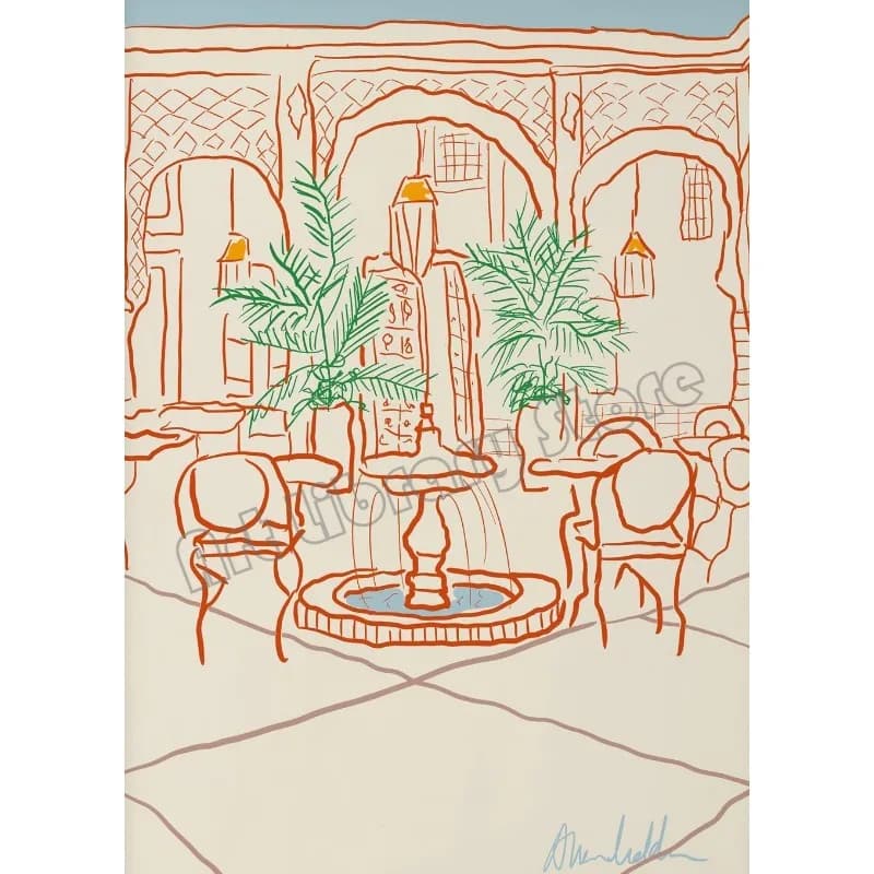 Affiche sur toile, peinture murale, images décoratives pour la maison et l'hôtel, thème voyage au Ma