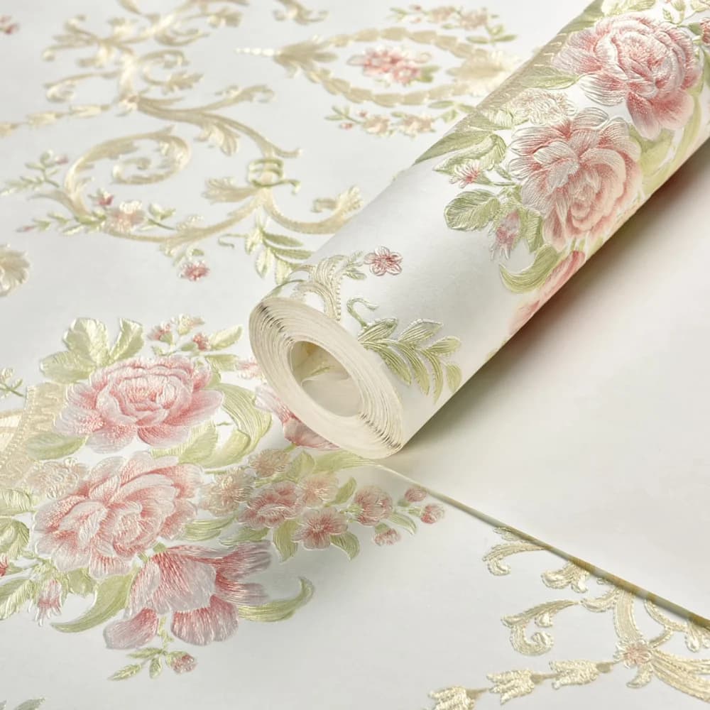 Papier peint auto-adhésif Floral chaud pour chambre de fille, autocollants de décoration murale épai