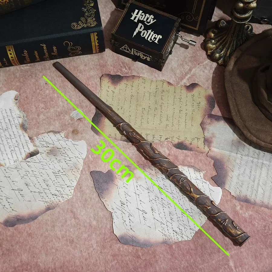 Baguette magique Harry Potter, accessoires de cosplay d'Halloween, baguette de sorcier pour les enfa