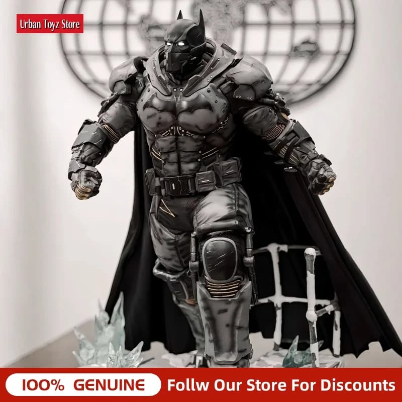 Figurine blindée Batman de 39cm, Statue Super Dawn of Justice, décoration de salle, ornement de bure