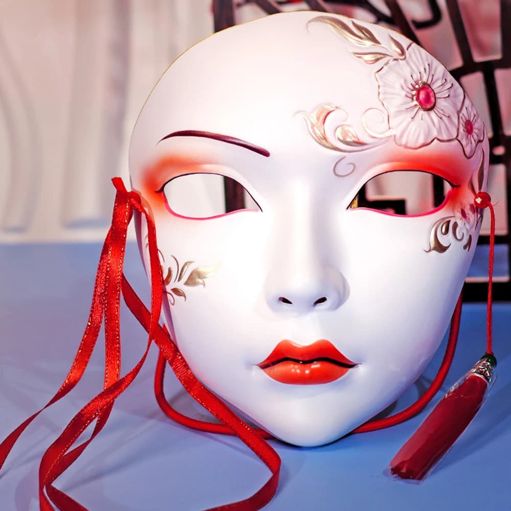 Masque de beauté de fête Cosplay, masque de carnaval, décoration de fête, bricolage, accessoires de Costume pour jeu de rôle
