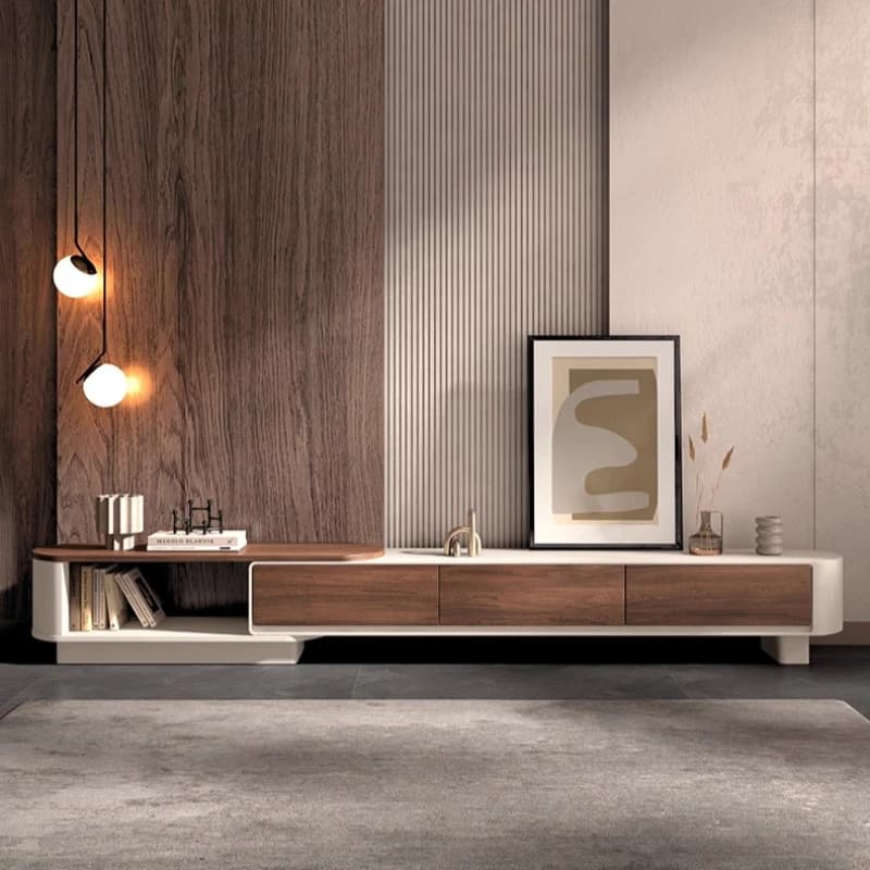 Meuble TV vintage en bois, support de sol, meuble TV haut de gamme, meuble TV moderne de luxe, meubles pour la maison, accessoires pour la maison