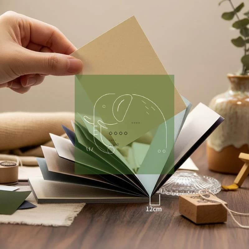 50 feuilles de papier spécial multicolore, matériel décoratif pour la création de cartes, de journaux, de scrapbooking, de fonds DIY