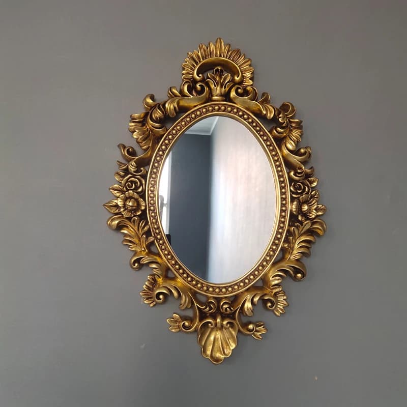 Miroir de maquillage mural moderne salle de bains nordique Vintage miroir de maquillage esthétique grand macramé Espejo Decorativo Pared accessoires de maison