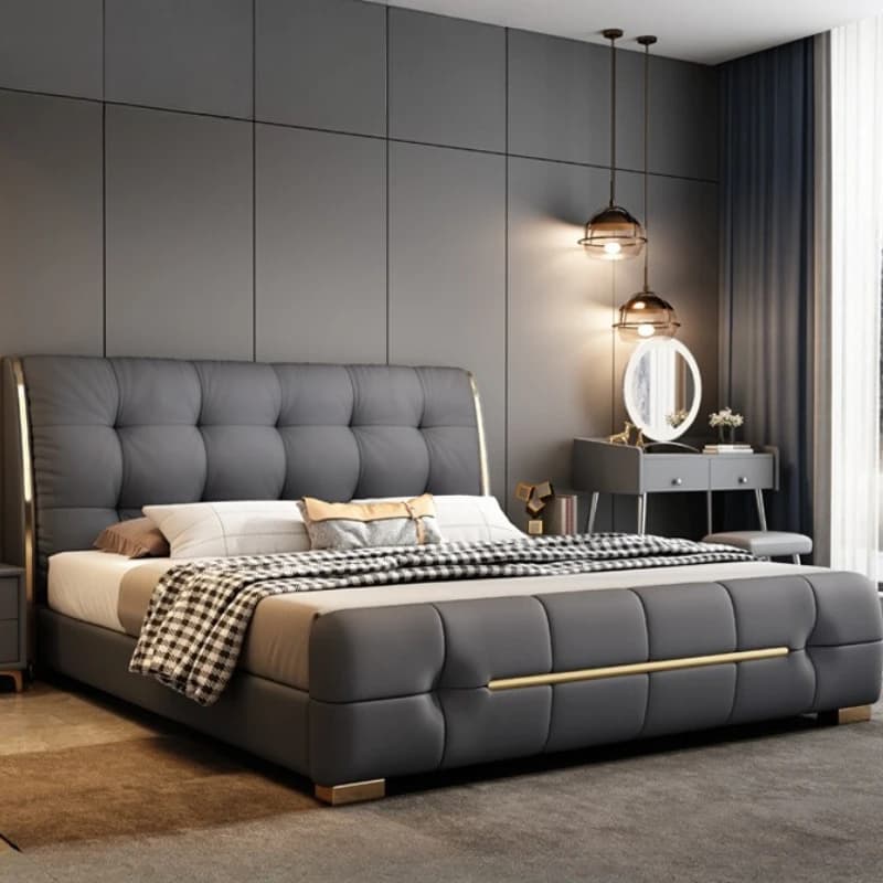 Lit Corium noir Design haut De gamme chambre moderne lit enfant en bas âge mariage luxueux Cama De Lujo Para dortoir meubles De maison