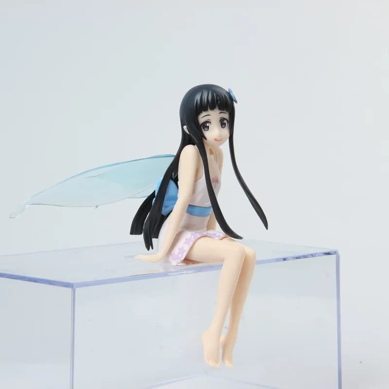 Épée Art en ligne Yui elfe, 12cm, Position assise, modèle de figurine de dessin animé, Collection pour garçons, décoration de bureau, jouets d'ornement, cadeaux