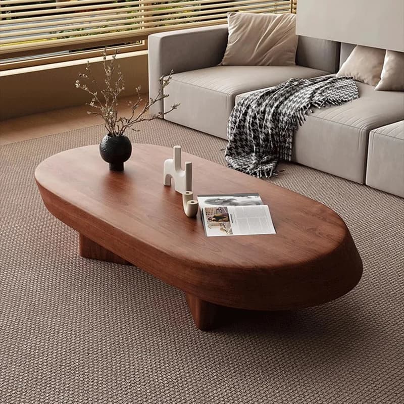 Wabi Sabi Table basse Vintage milieu du siècle luxe minimaliste