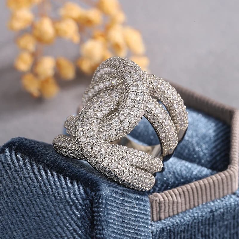 Bague en diamant plaqué argent 925 pour femmes et hommes, Design Original, couleur D, Test, bijoux d'anniversaire
