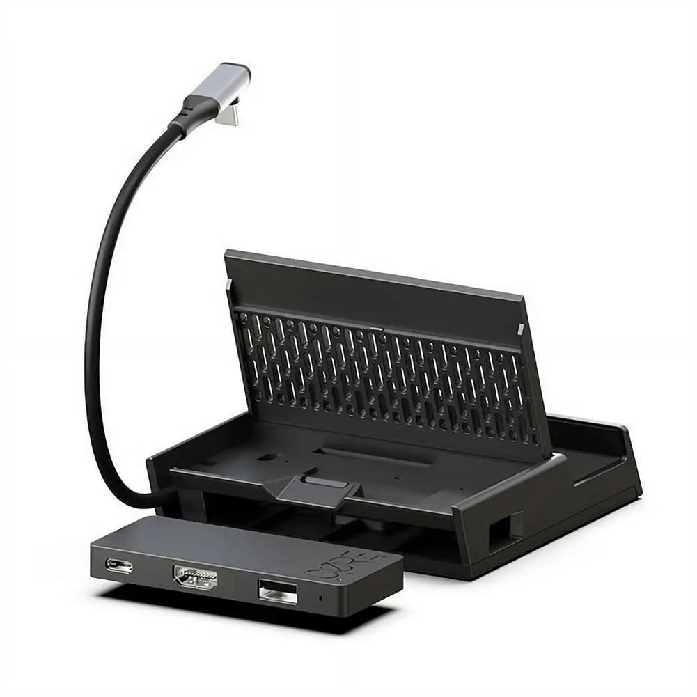 Support de station d'accueil pour XBOX X Ally/Skull & Co.Steam Deck/ROG avec adaptateur d'extension USB C détachable