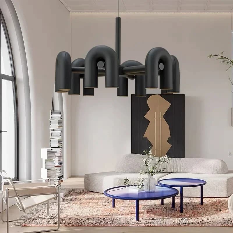 Lustre Art déco U Tube haut de gamme