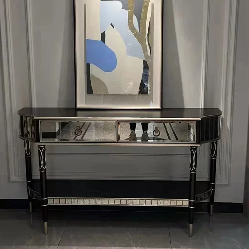 Console d'entrée de Hall moderne, tiroirs Vintage blancs, Table étroite de luxe minimaliste, meubles de Hall d'entrée Tisch Wohnzimer