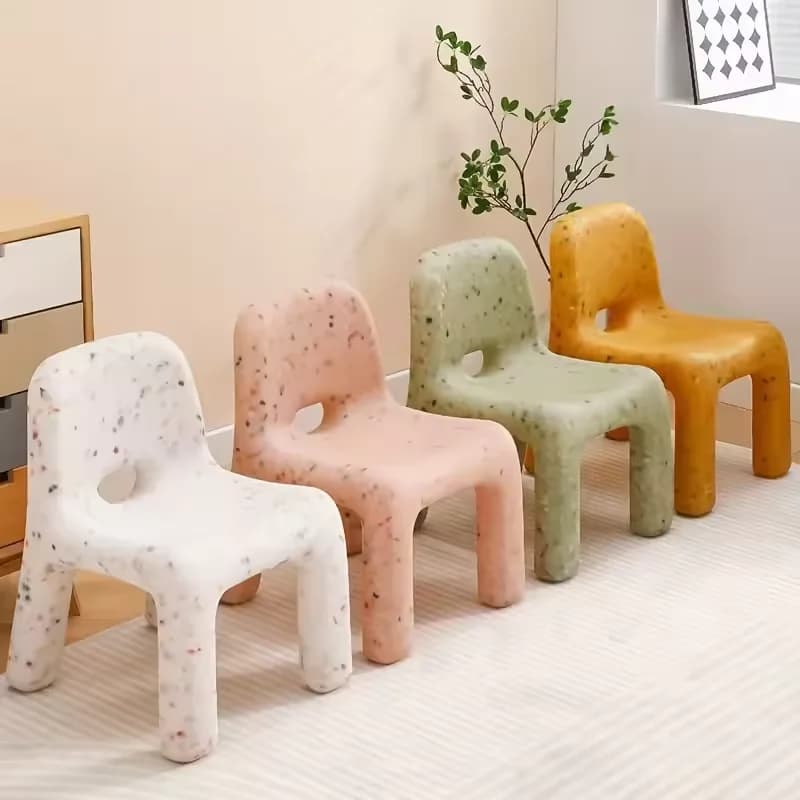 Table et chaises pour enfants style nordique, table et chaises à confettis pour enfants, pour chambre, salon, patio, jardin, meubles décoratifs