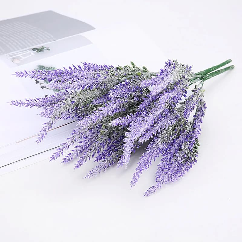 Fleur de lavande artificielle pour décoration romantique, graine de fleurs décoratives, Simulation de plantes aquatiques