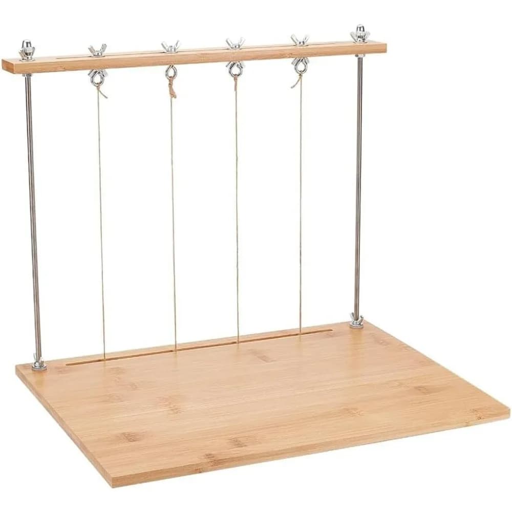 Ensemble de cadres de couture pour reliure de livres, Kit de reliure de livres en bois avec cadre rectangulaire, outils de reliure pour bricolage pour journaux faits à la main