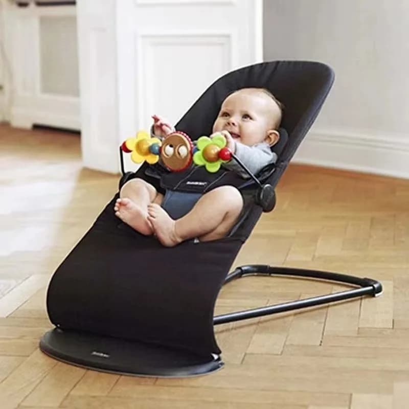 Chaise à bascule pliable pour bébé de 0 à 12 mois, siège inclinable, videur pour nouveau-né, toutes saisons, sans musique