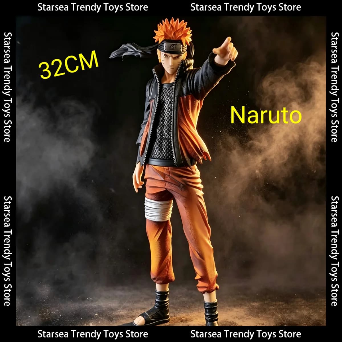 En stock, figurine articulée en PVC Naruto Uzumaki, 32 cm / 12,60 pouces, statue de collection, modèle décoratif de bureau, cadeau pour les fans