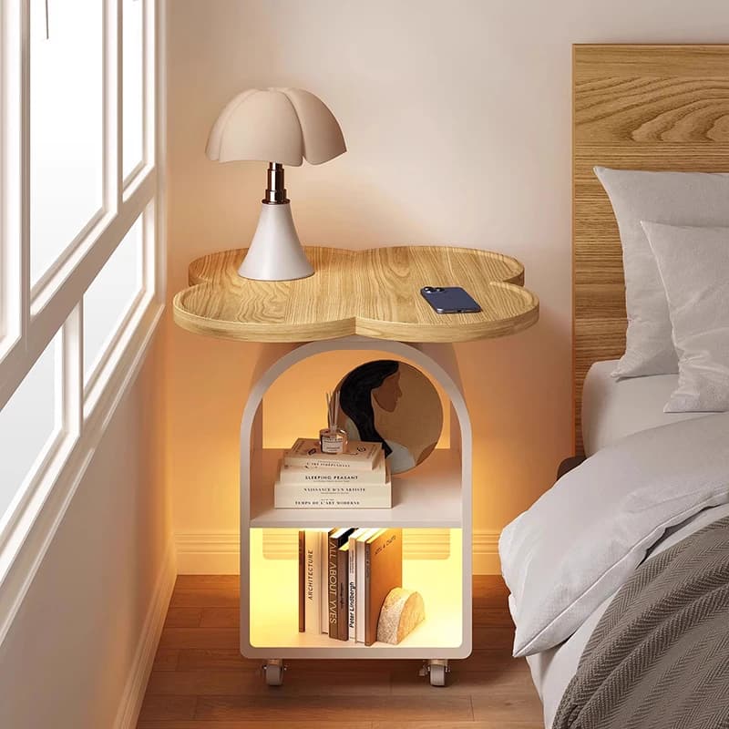 Tables De chevet étroites pour chambre à coucher, Design De luxe, modernes et minimalistes, avec rangement, meubles De maison classiques Mesa De Cabeceira
