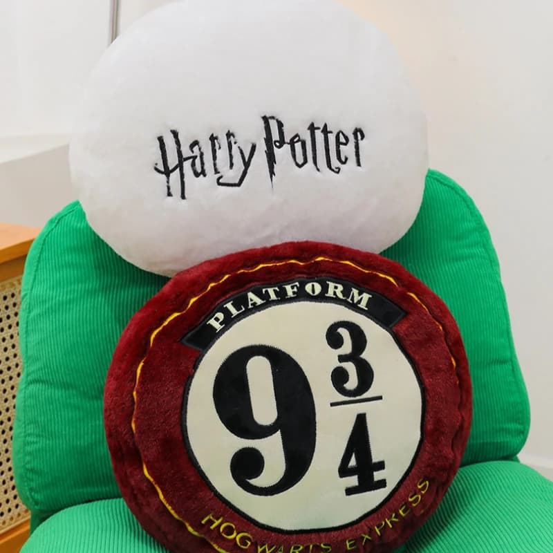Coussin en peluche Harry Potter Hedwig 40cm, oreiller doux, décoration de bureau, de Relaxation, de maison, cadeau pour filles