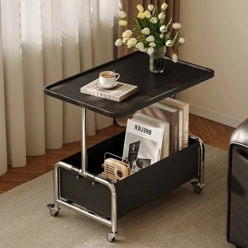 Table basse mobile en bois