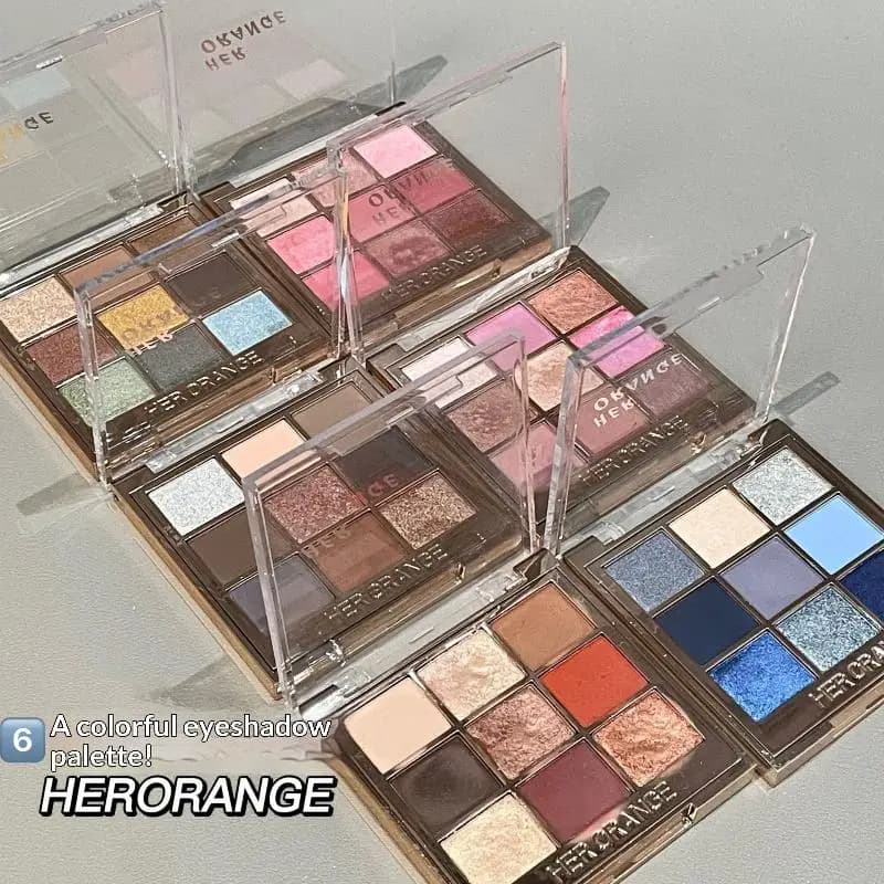 Palette de fards à paupières 9 couleurs, couleur gris froid, longue durée, facile à appliquer, maquillage mat et brillant pour femmes, cosmétiques
