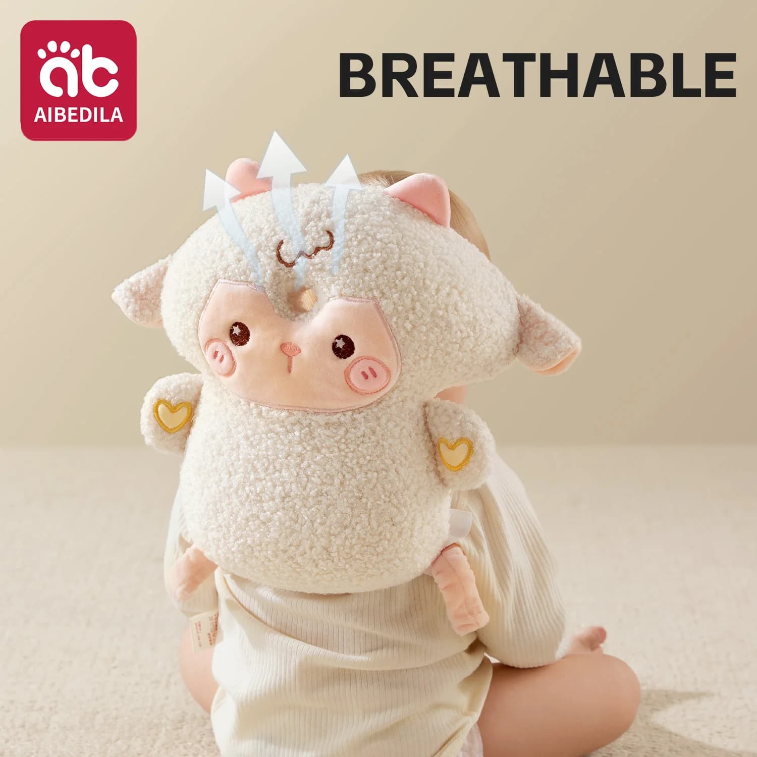 AIBEDILA – oreiller de protection de tête Anti-chute pour bébé, léger et réglable, coussin de sécurité pour tout-petits, pour ramper, marche, dos ﻿