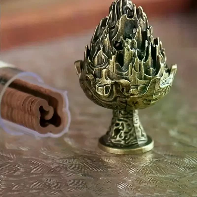 Boshan brûleur d'encens ornement de table décor de bureau à domicile à collectionner créatif Portable petit brûleur à la maison