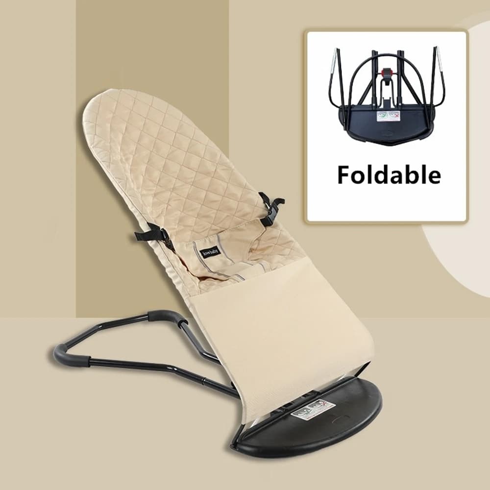 Chaise à bascule pour bébé, siège videur Portable pliable avec 3 Positions inclinées, chaise pivotante, berceau pour bébé