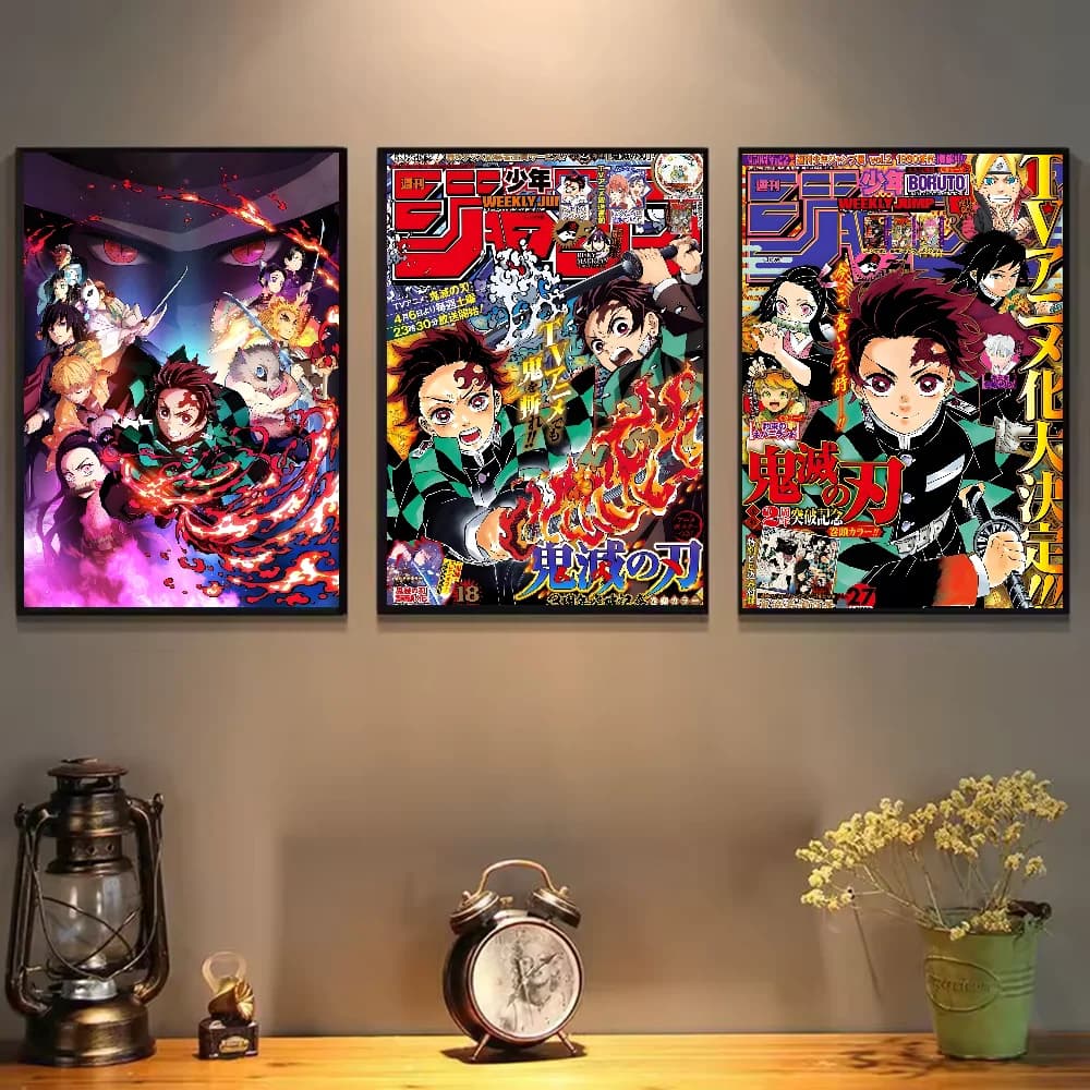 Affiche d'art mural Demon Slayer