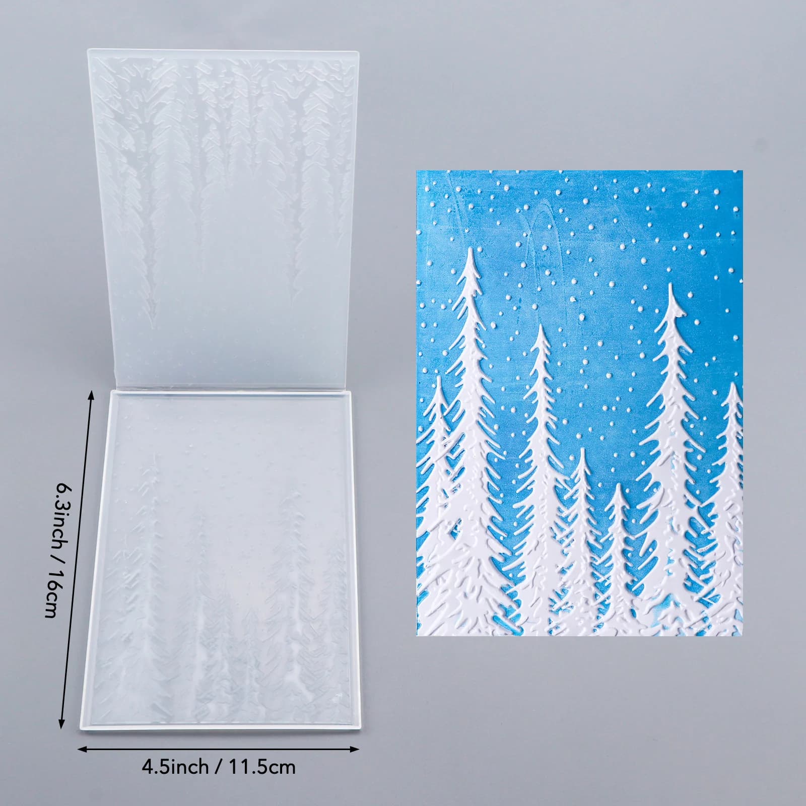Décor de noël, dossier de gaufrage de paysage de neige, fond de motif de Texture, bricolage, Scrapbook, artisanat décoratif en carton, fabrication de projets