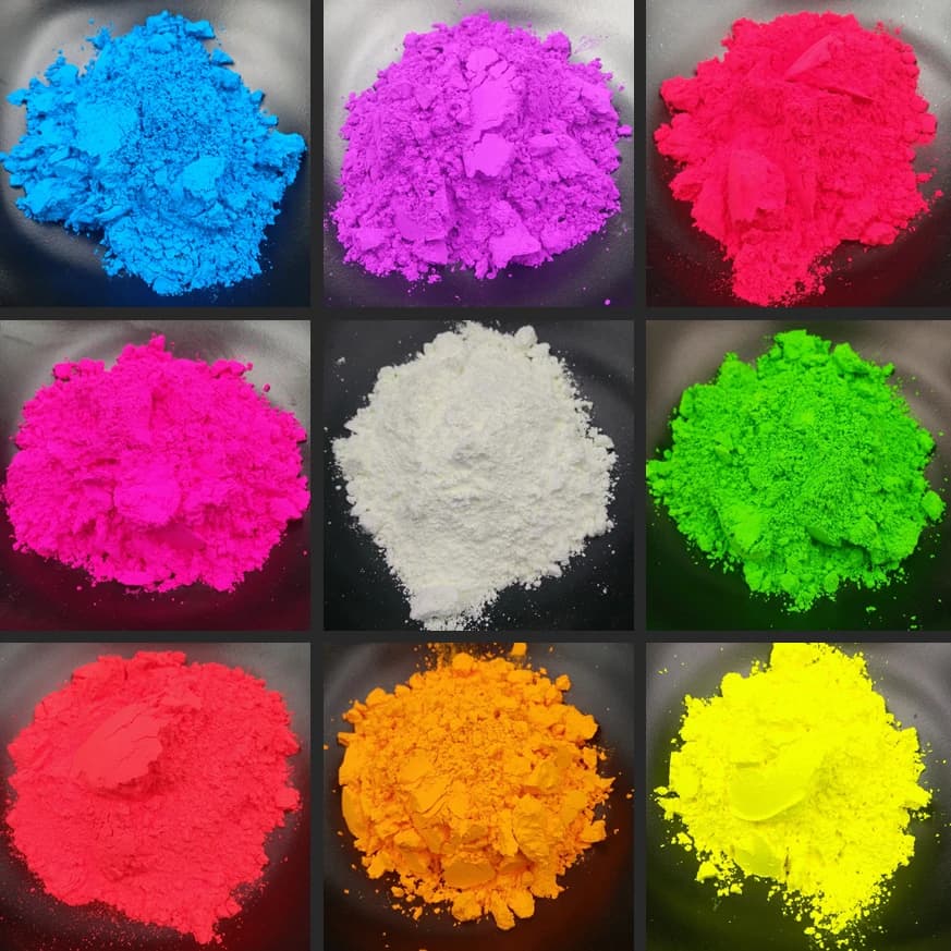Paillettes néon structurels entes pour les ongles, poudre de décoration pour nail art, ombre 256, Kendny, sous la lumière ultraviolette, Phxing ou pigment, lot de 10g