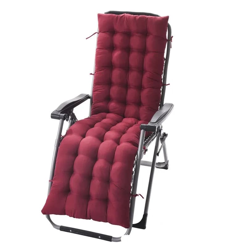 Coussin de Chaise longue d'intérieur et d'extérieur, tapis à bascule de remplacement pour meubles, canapé, coussins de Chaise épais à dossier haut