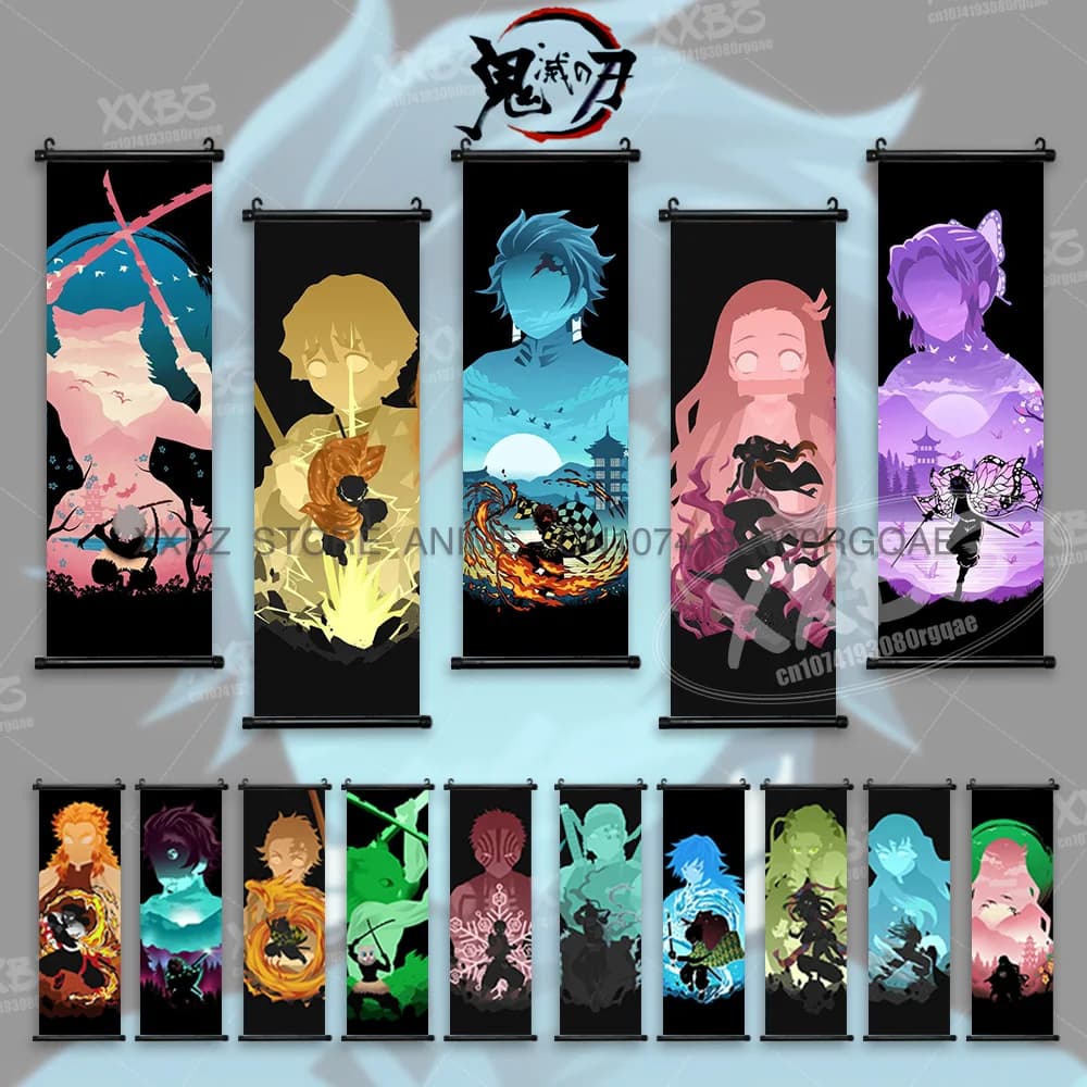 Demon Slayer Scroll Picture Anime Posters