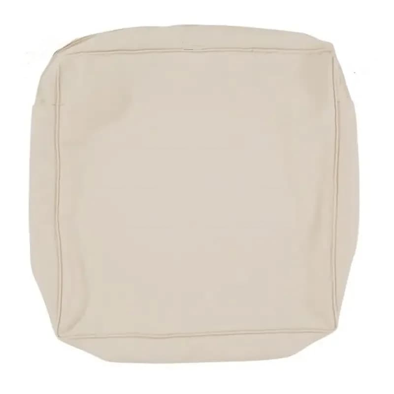 Housse de coussin de canapé à fermeture éclair tout compris, 1 pièce, adaptée à l'extérieur, housse de coussin en tissu naturel et respirant
