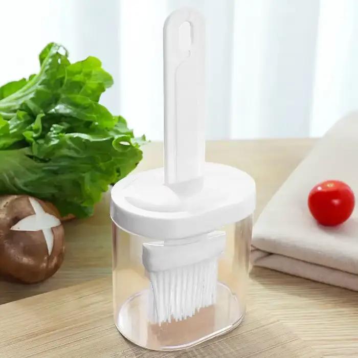 Brosse de barbecue en silicone de type fendu, haute température, degré, nylon, huile, bouteille, gât