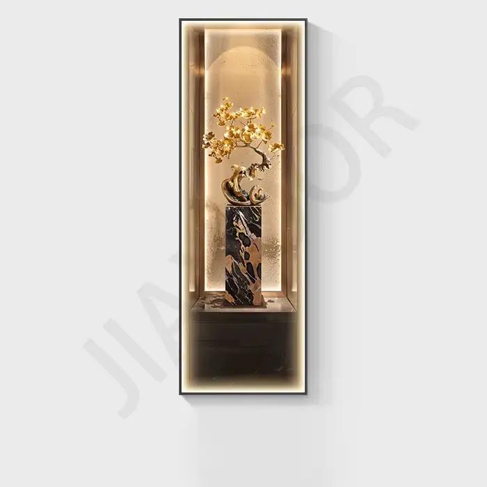 Applique Murale Moderne et Luxueuse pour Décoration d'Entrée, Peinture de Richesse, Couloir, Arbre,
