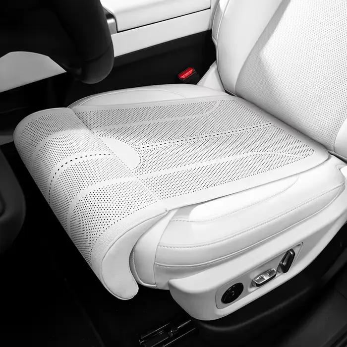 Coussin de siège de voiture avec support pour les jambes, housse de protection universelle pour sièg