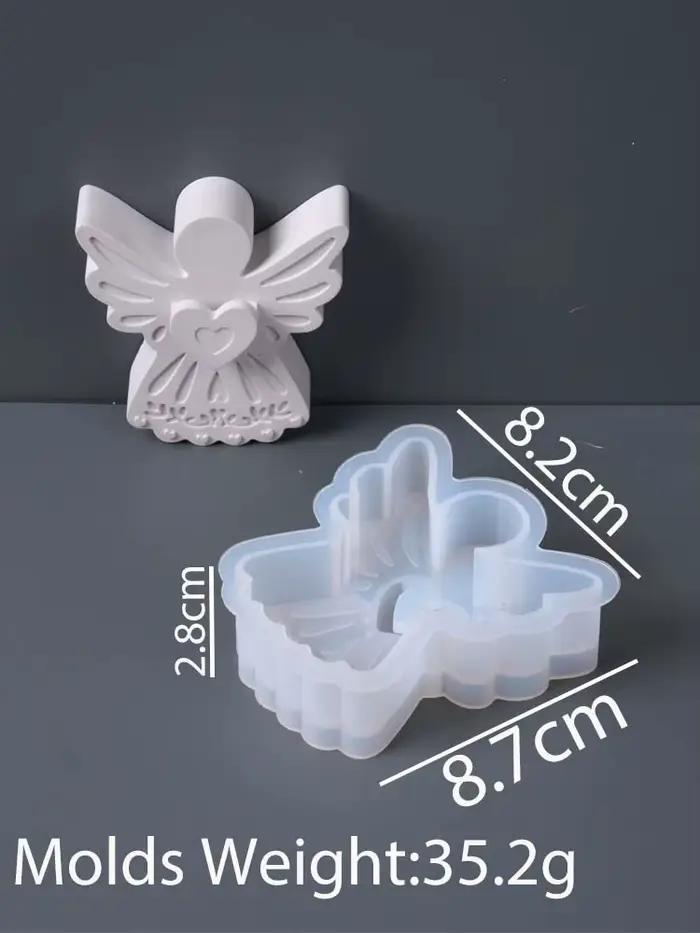 Moule à bougie en Silicone pour ornements de la saint-valentin, bricolage, arrangement de fleurs d'a