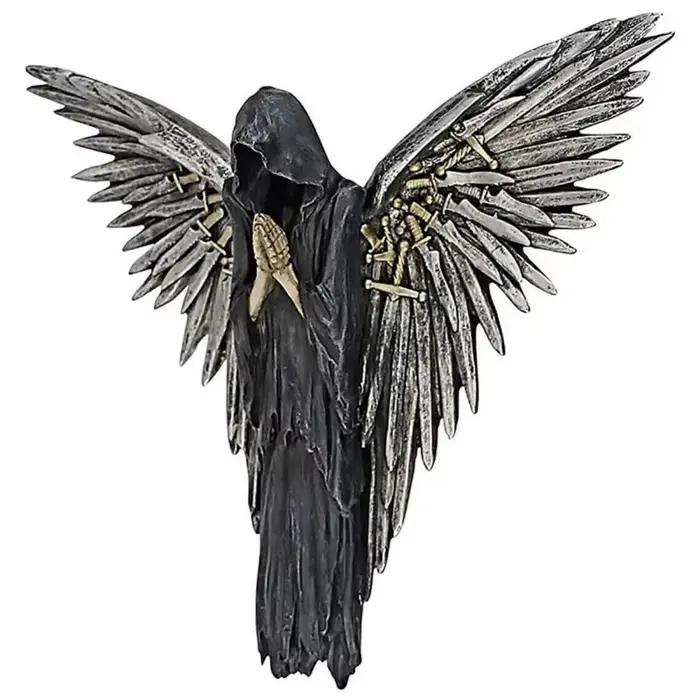 Pendentif de sculpture Soul Kokor, décoration de la maison, décoration murale d'Halloween, artisanat