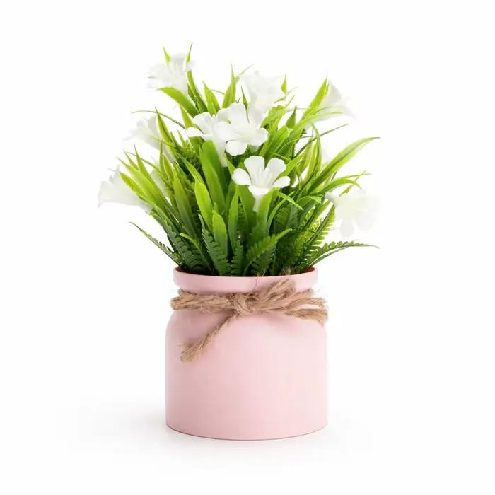 Petites plantes artificielles avec pot, plante artificielle pour la décoration de la maison, du salo