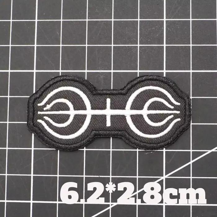 Vente chaude Naruto dessin animé Anime bricolage Velcro broderie Logo mode enfants récompense Badge